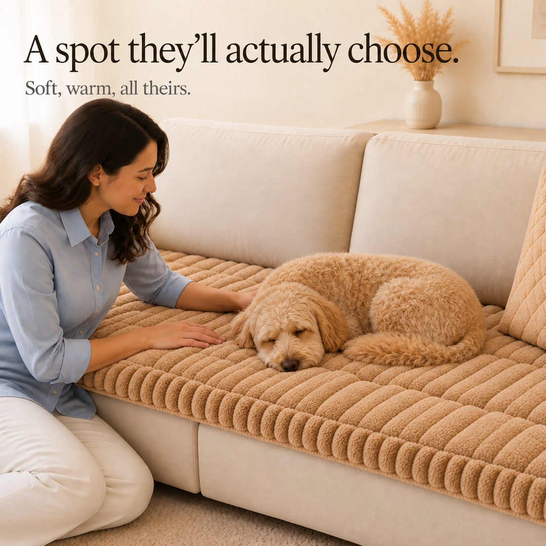 Corduroy Haven – Quilted Corduroy Non-Slip Sofa Cover