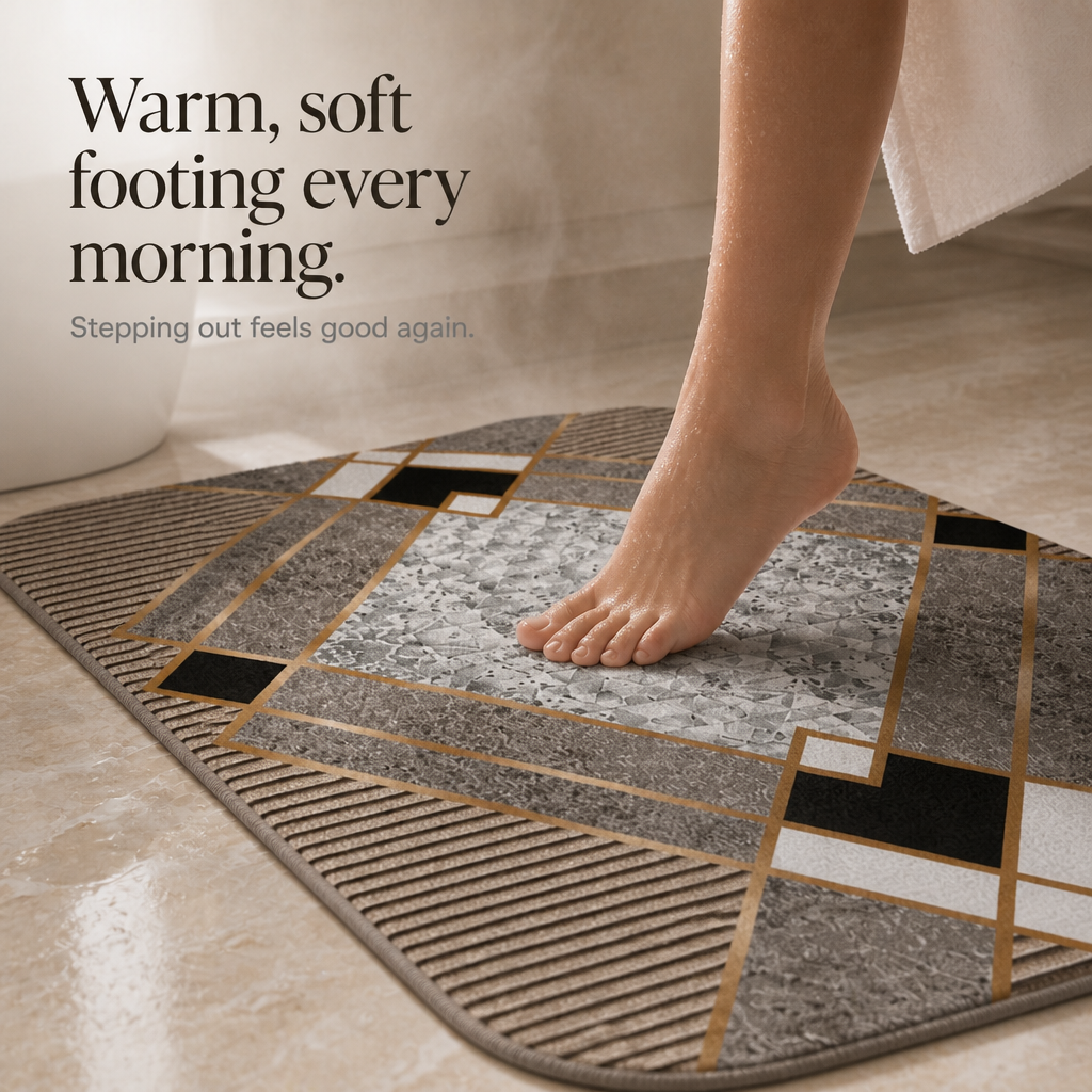 Cozyhaven – Four-Piece Plush Bathroom Rug Set