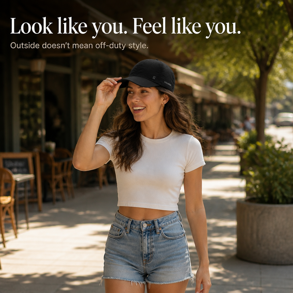 Cloudcap – Blackout Airflow No-Flatten Running Cap