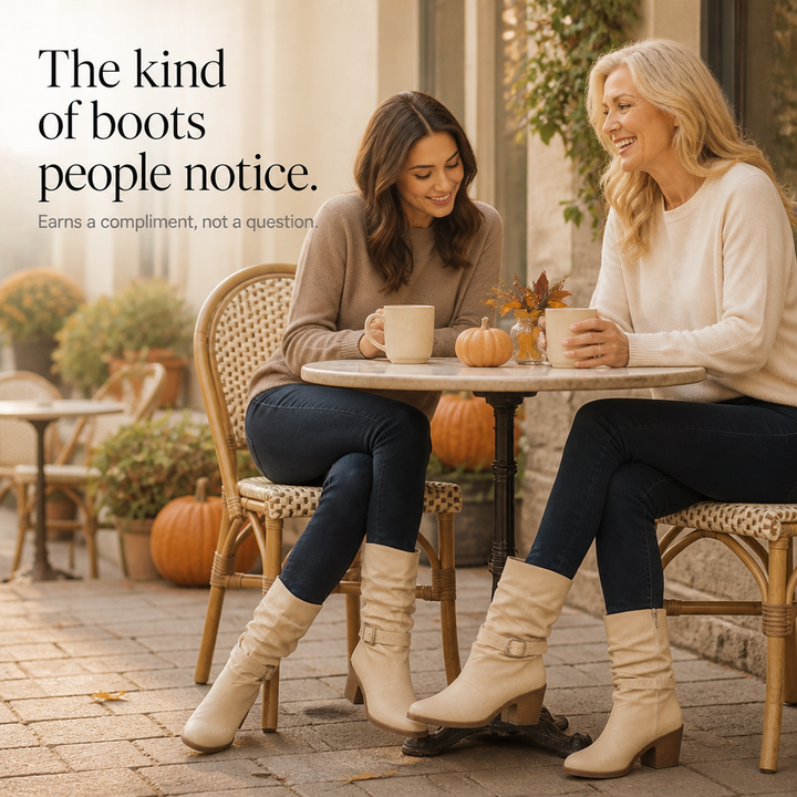 Slouch & Poise – Pointed-Toe Slouch Mid-Calf Boots