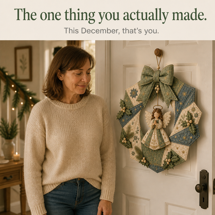 Tuckwreath – Quilted Fabric Wreath Kit