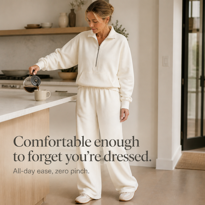 Easolde – Half-Zip Collar Lounge Set