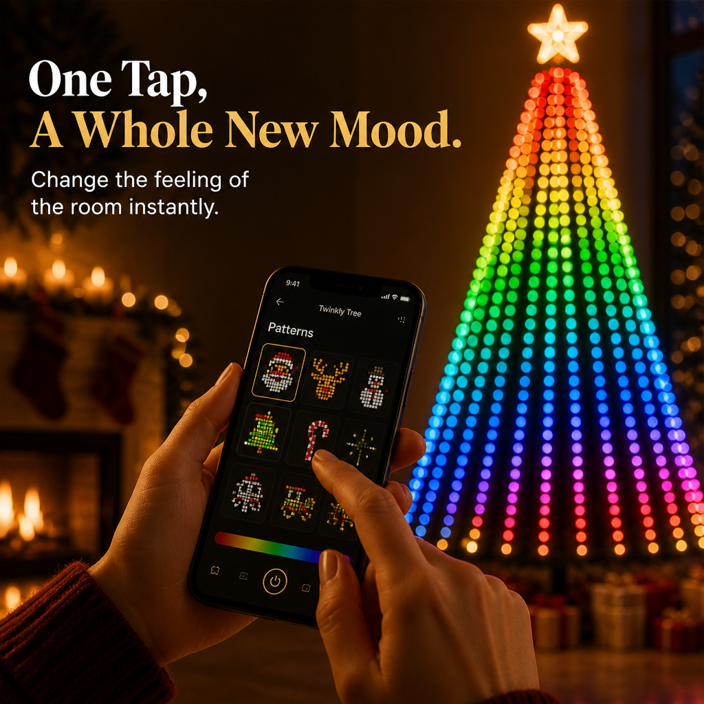 Glowmation – App-Controlled Animated LED Christmas Tree Lights