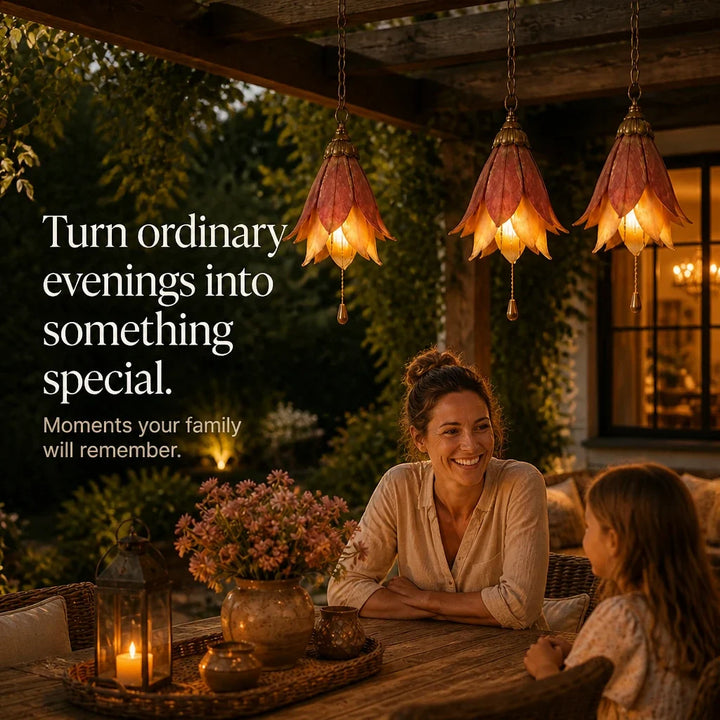 Florabloom – Flower-Shaped Hanging Pendant Lights