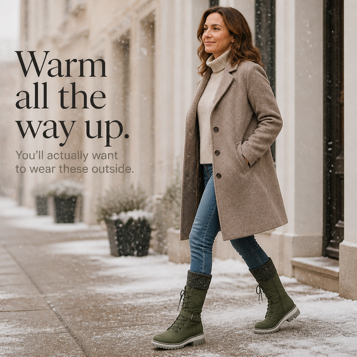 Snowbella – Knee-High Side-Zip Winter Boots