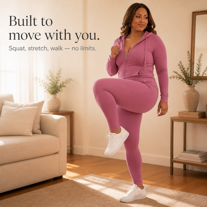 Denimova – Faux Patchwork Stretch Tracksuit