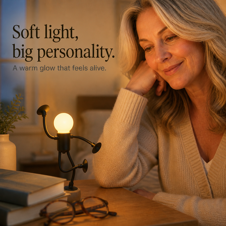 Fu Light – Posable Suction-Cup Figure Night Light (4pcs)