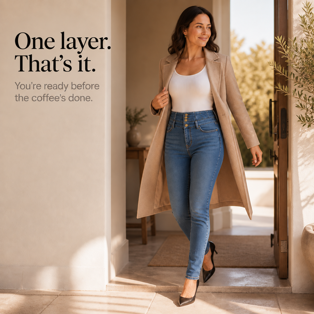 Frostline Denim – Fleece-Lined High-Waisted Skinny Jeans