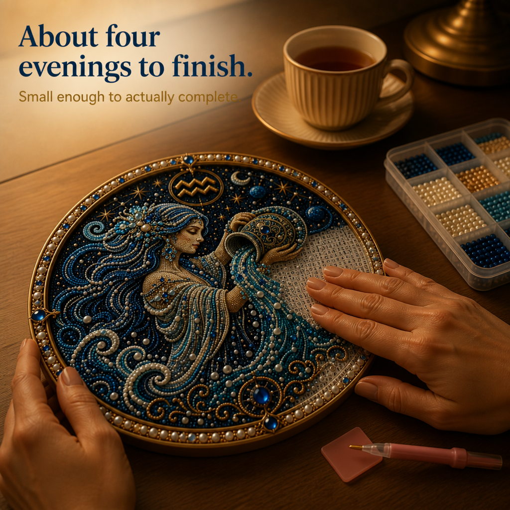 Pearlume – 3D Pearl Zodiac Mosaic Art Kit