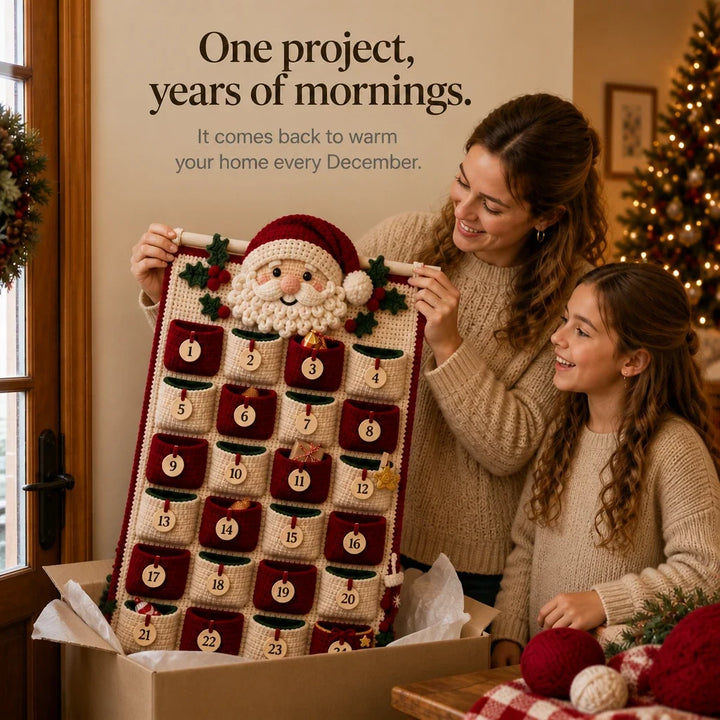 MerryStitch – Numbered Pocket Santa Crochet Advent Calendar