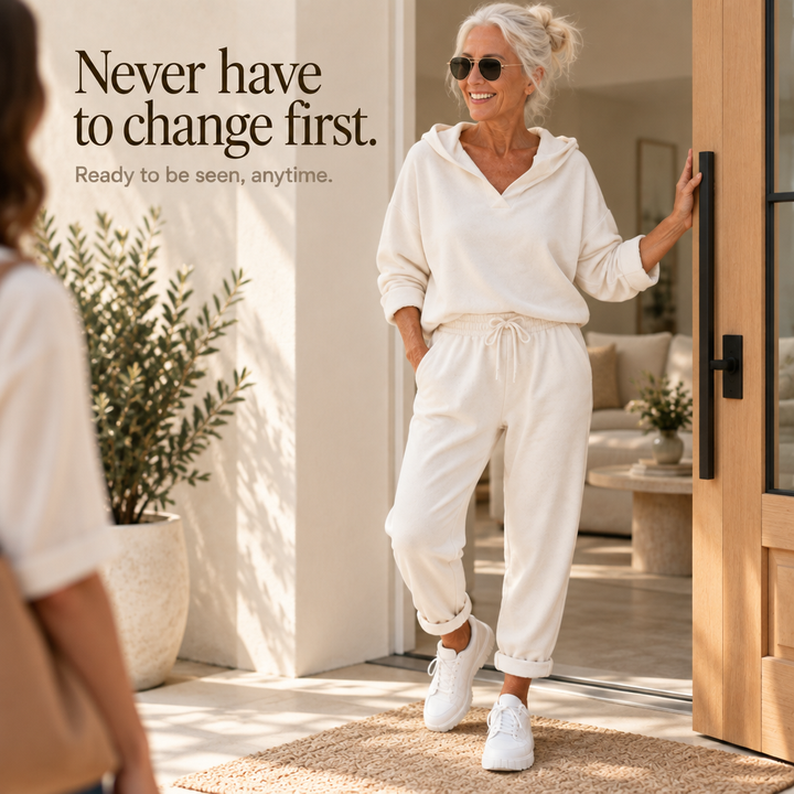 Loungetta – Hooded Sweatshirt And Lounge Pants Set