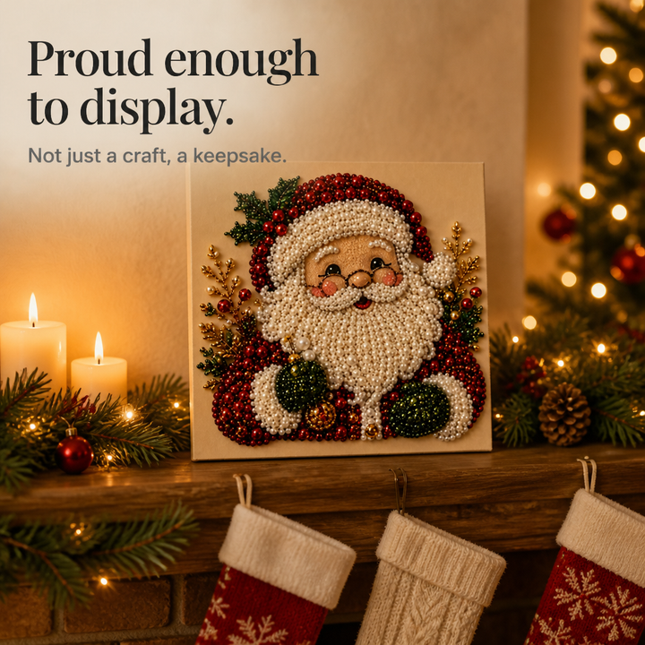 Purlbeam – Multi-Size Pearl Bead Santa Canvas Kit