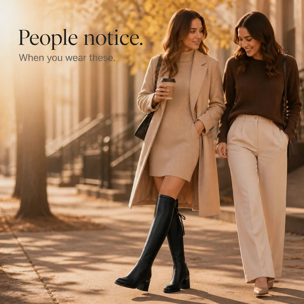 Legloria – Stretch Over-The-Knee Heeled Boots