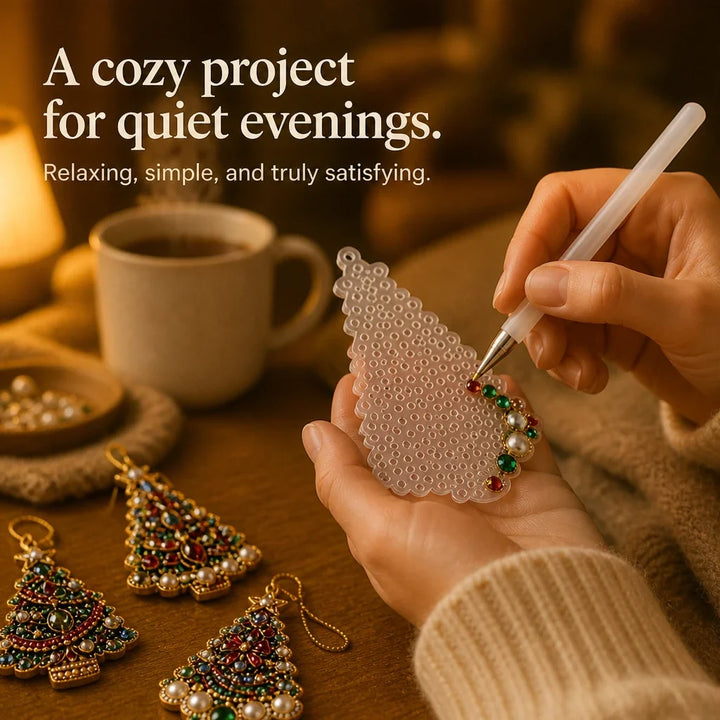 TwinkleTidings – Rhinestone Christmas Ornament Craft Kit
