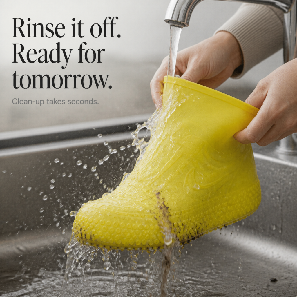 Drysole – Seamless Stretch Silicone Waterproof Shoe Cover