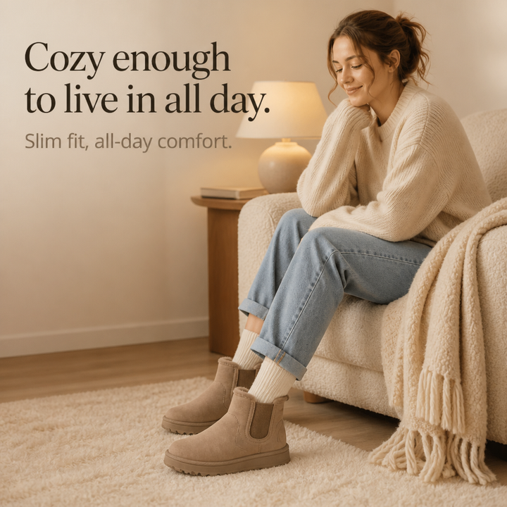 Cozywalk – Fur-Lined Slip-On Winter Boots