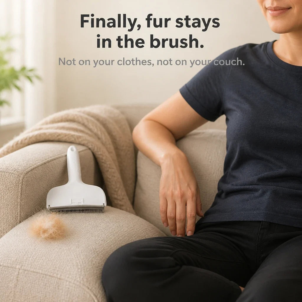 Shedwell – Metal-Tooth Cat Deshedding Brush