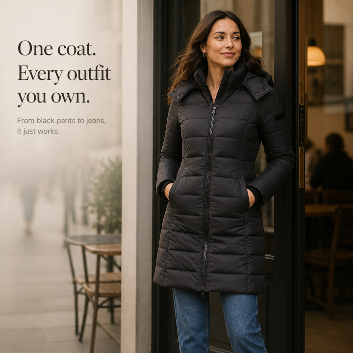 Wearbella – Fill Down Mid-Length Puffer Jacket