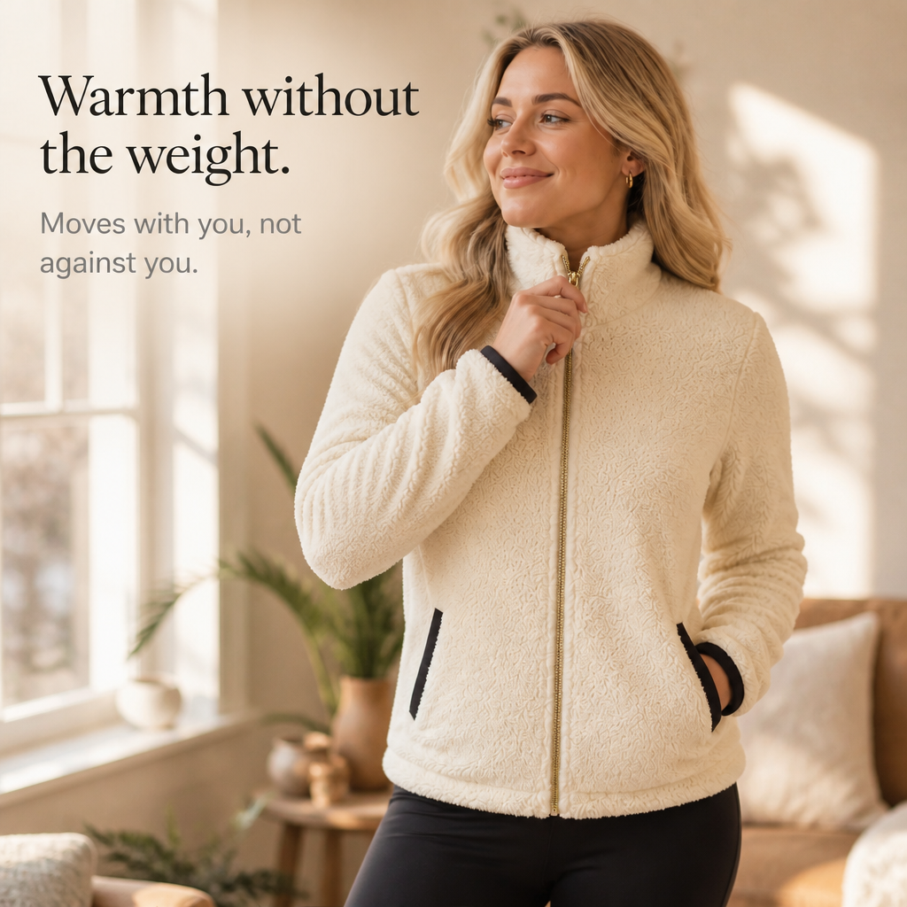 Cozyline – Double-Layer Fleece-Look Zip Jacket