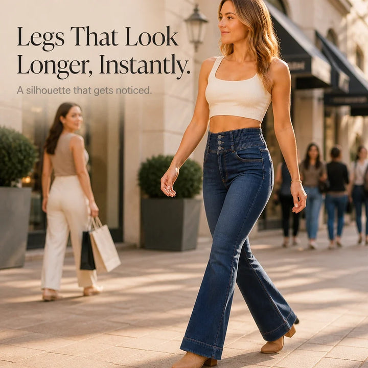 Everflare – High-Waisted Bootcut Jeans