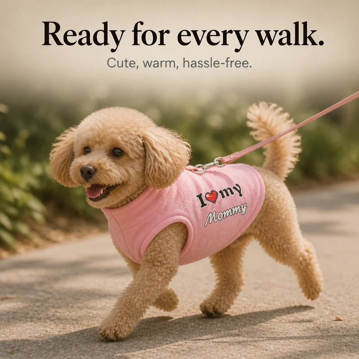 CosyPaw – Fleece-Lined Printed Dog Sweater