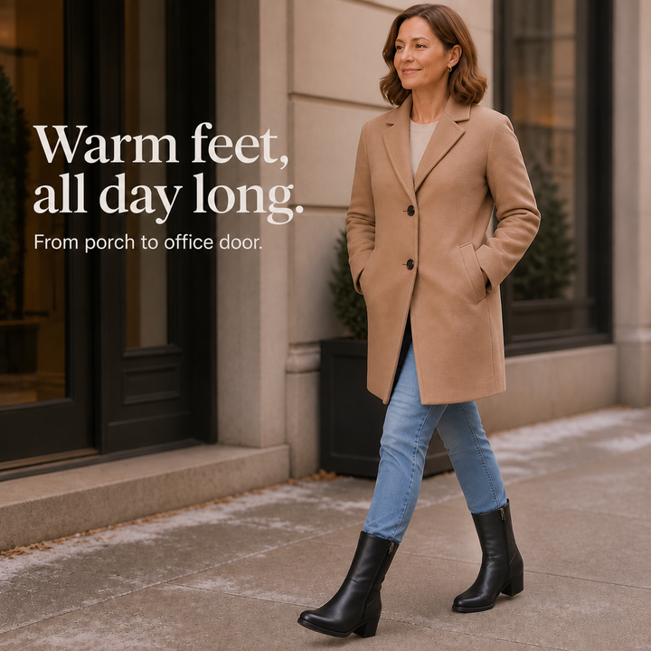 Warmglide – Plush-Lined Side-Zip Mid-Calf Boots