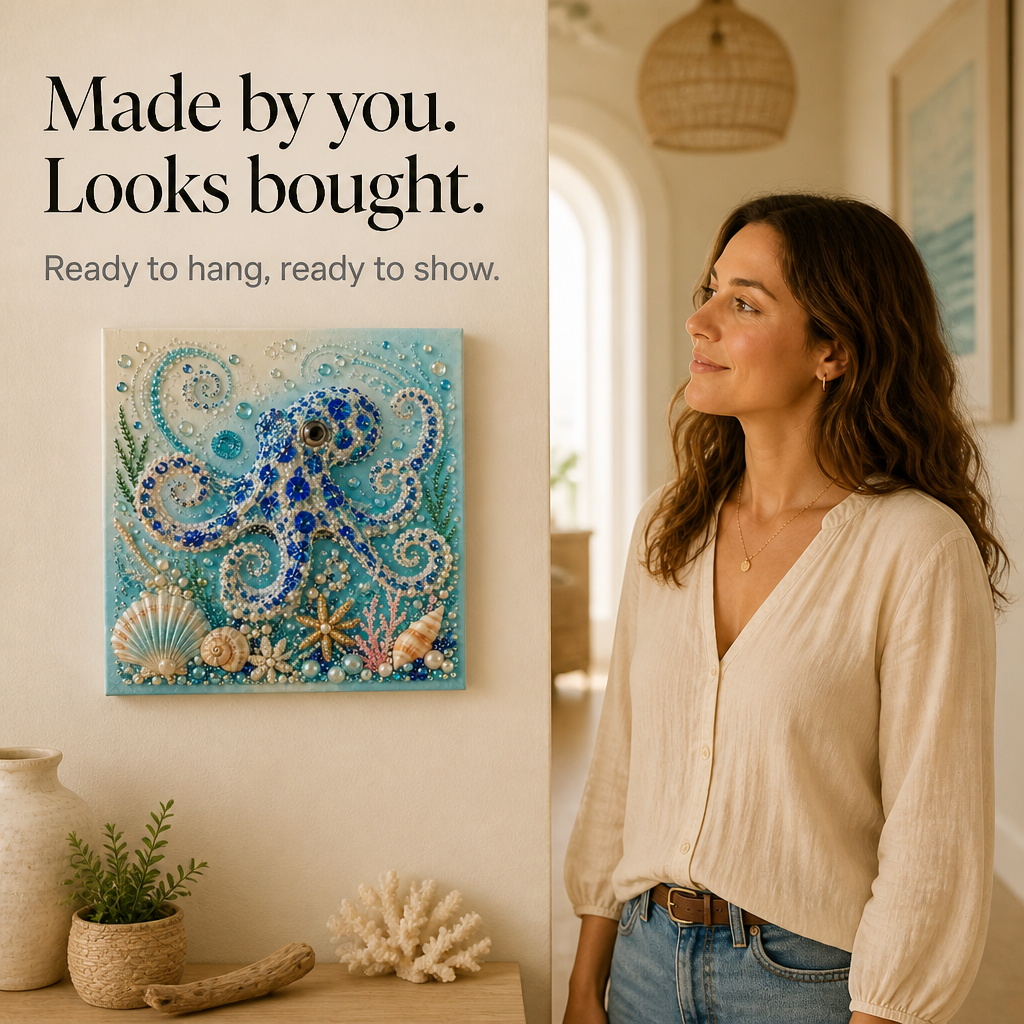 Pearlume – Jellyfish 3D Pearl Mosaic Art Kit