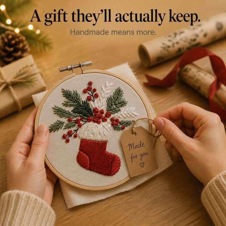 Hearthstitch – Christmas Stocking Embroidery Kit
