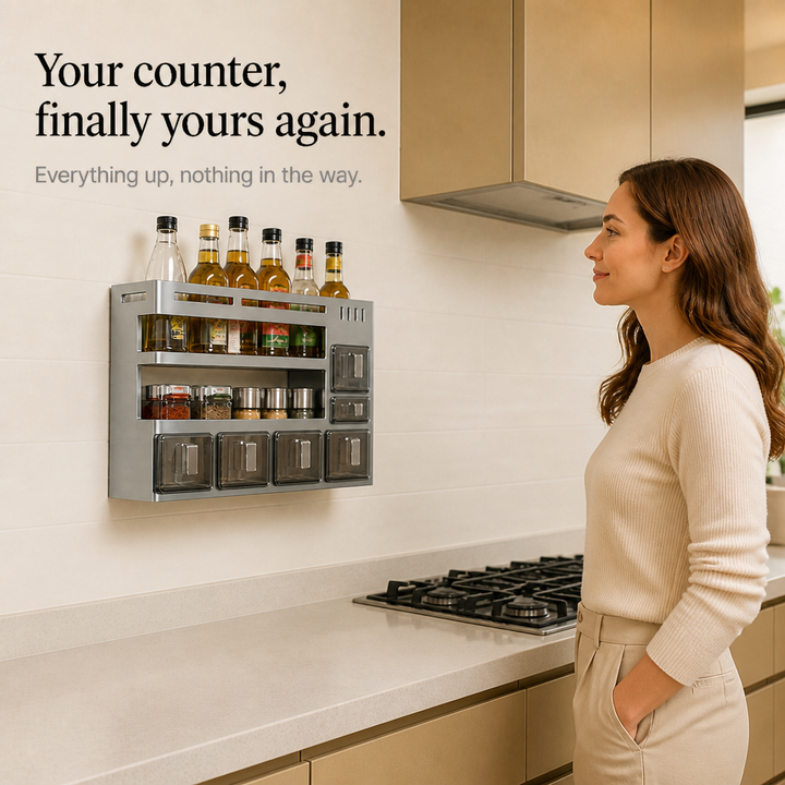Drynest – Anti-Rust Sealed Sliding Drawer Wall Rack