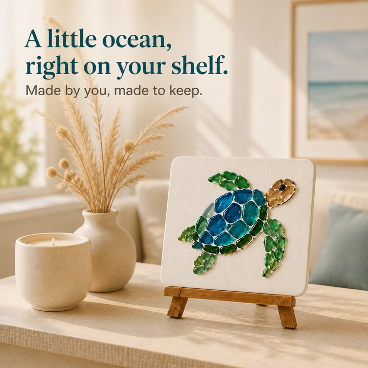 Tideglass – Ocean Sea-Glass Mosaic Kit