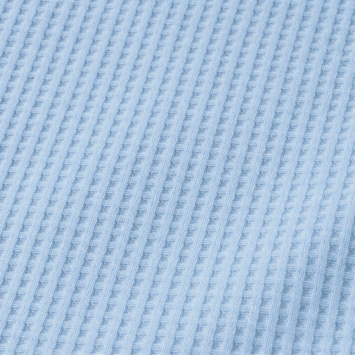 Draperly – Waffle-Knit-Look Asymmetric Hem Top