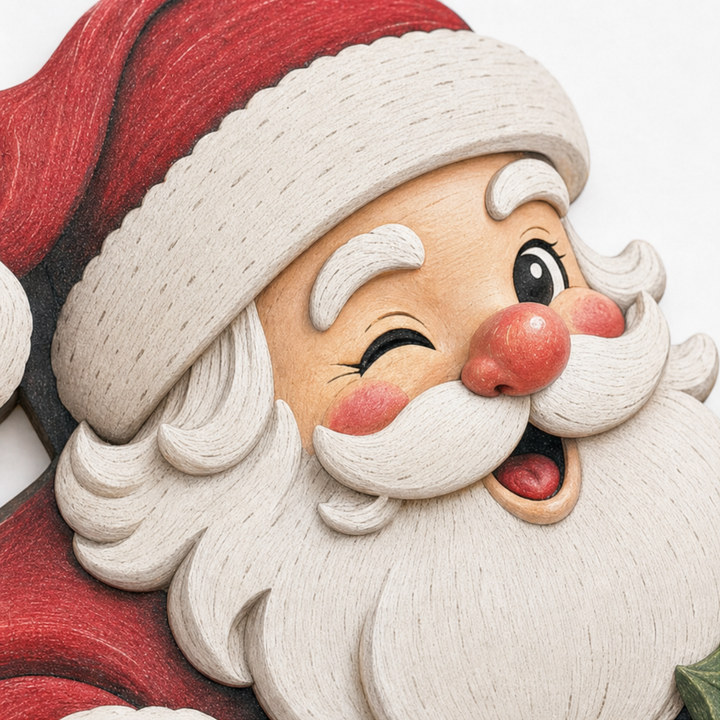 Peekaboo Noel – Christmas Doorway Corner Decoration