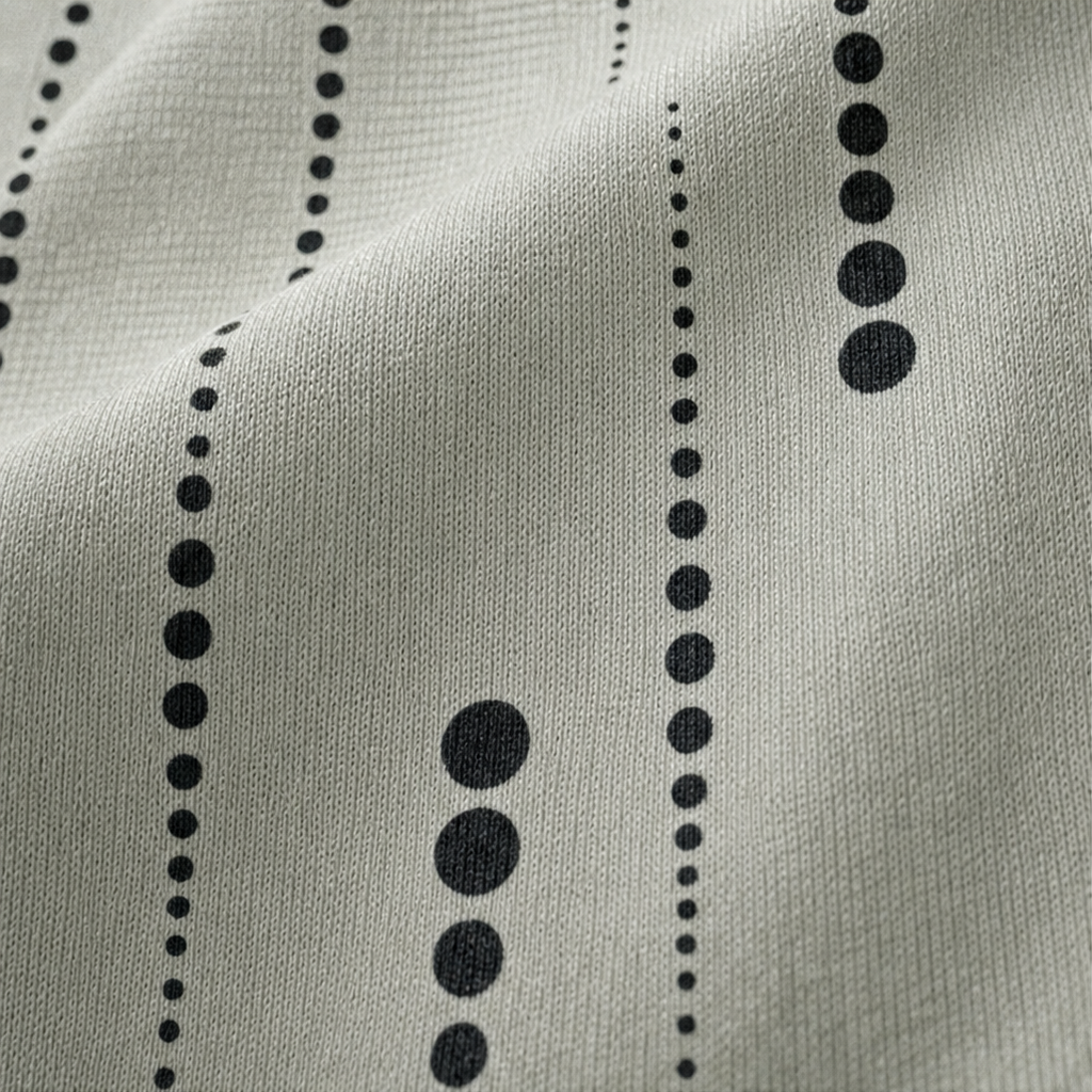 Dotwell – Dotted Stand-Collar Button Sweatshirt