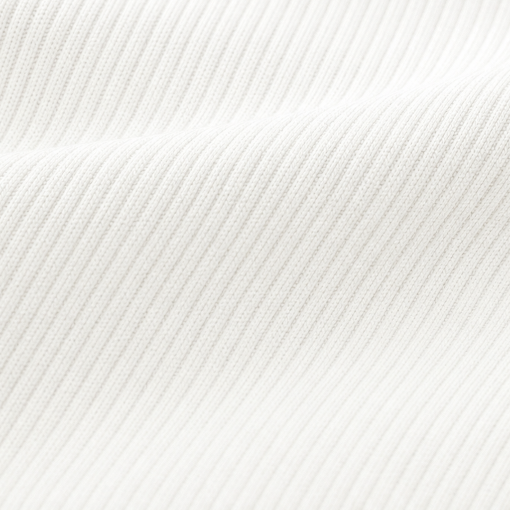 Zipelle – Ribbed Half-Zip Notched Collar Knit Top