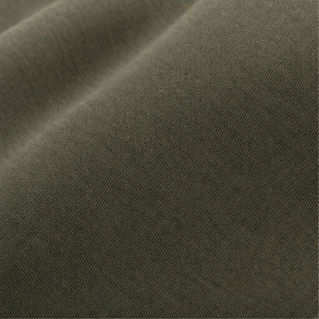 Duskmere – Knee-Length Hooded Zip Sweatshirt Coat