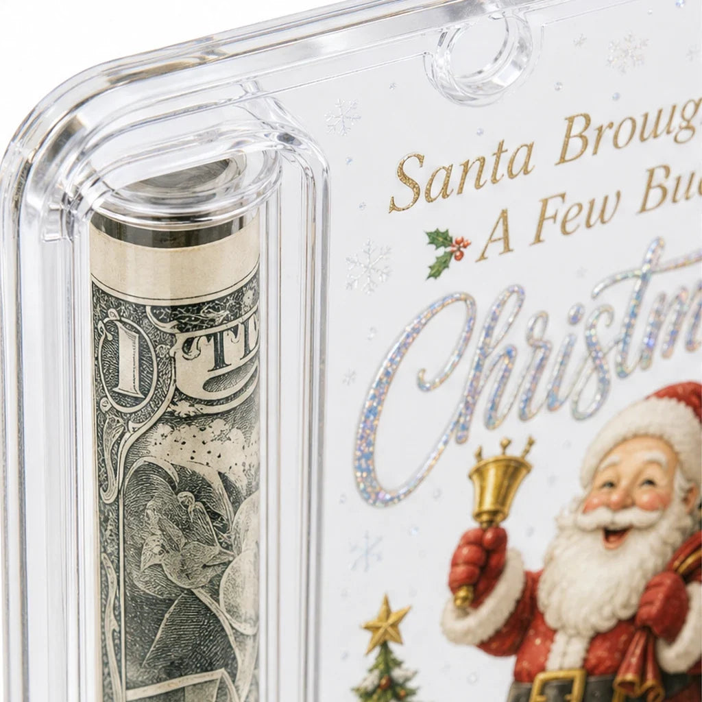 MerryNest – Clear Compartment Christmas Money Ornament