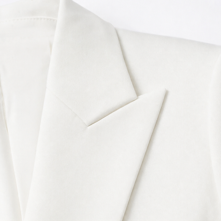 Wearbella – Asymmetric Hem Single-Breasted Blazer Dress
