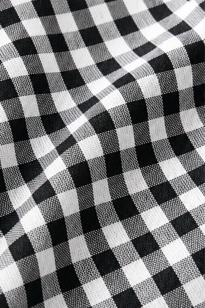 Everwear – Checkered Long-Sleeve Button-Up Shirt For Women