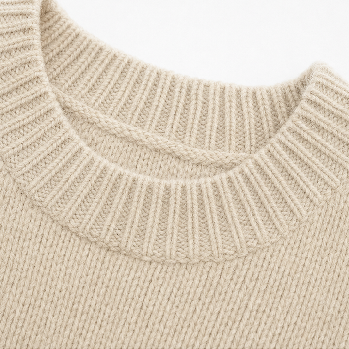 Braidenne – Braided Cord Button-Front Knit Sweater