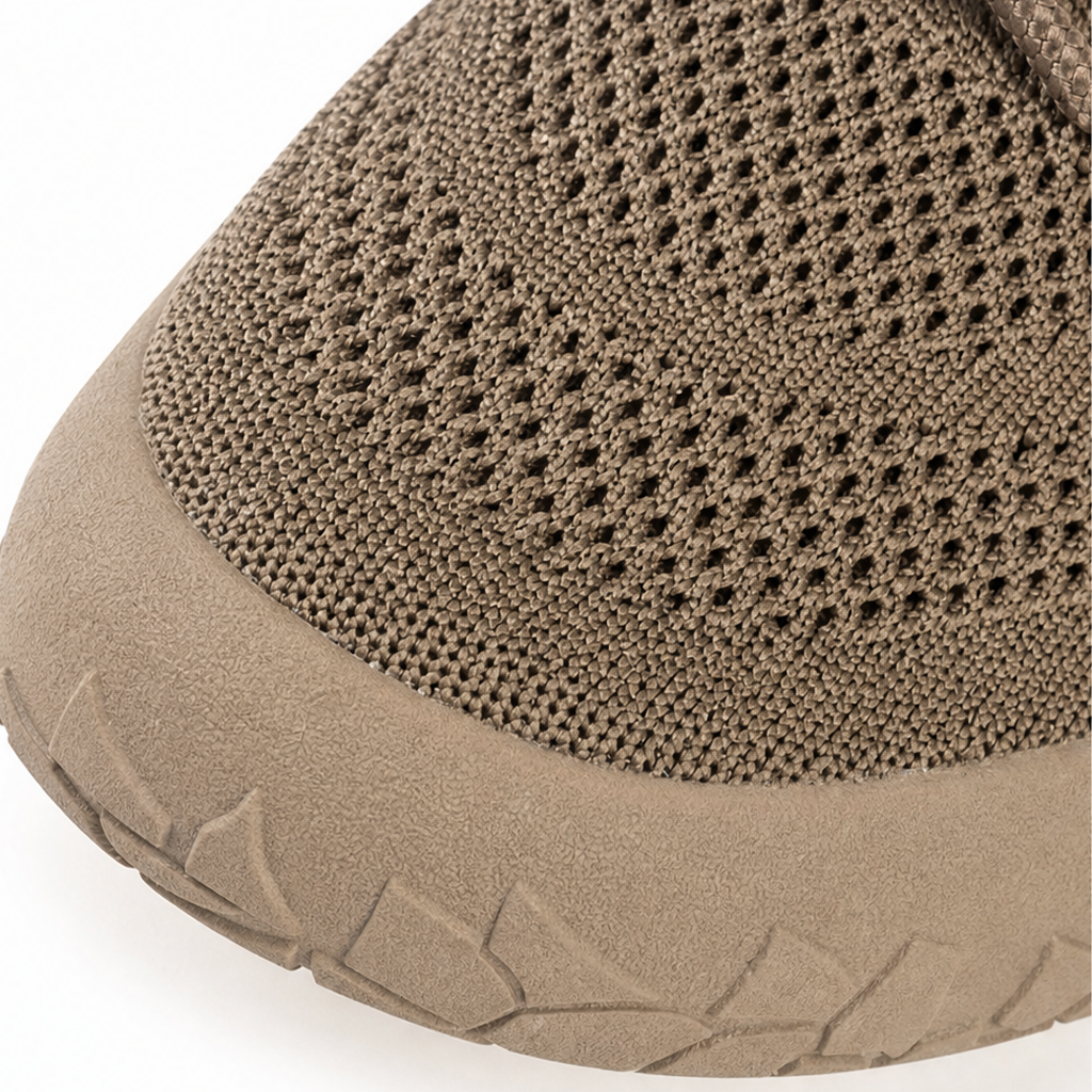 Plushway – Fleece-Lined Brown Casual Shoes
