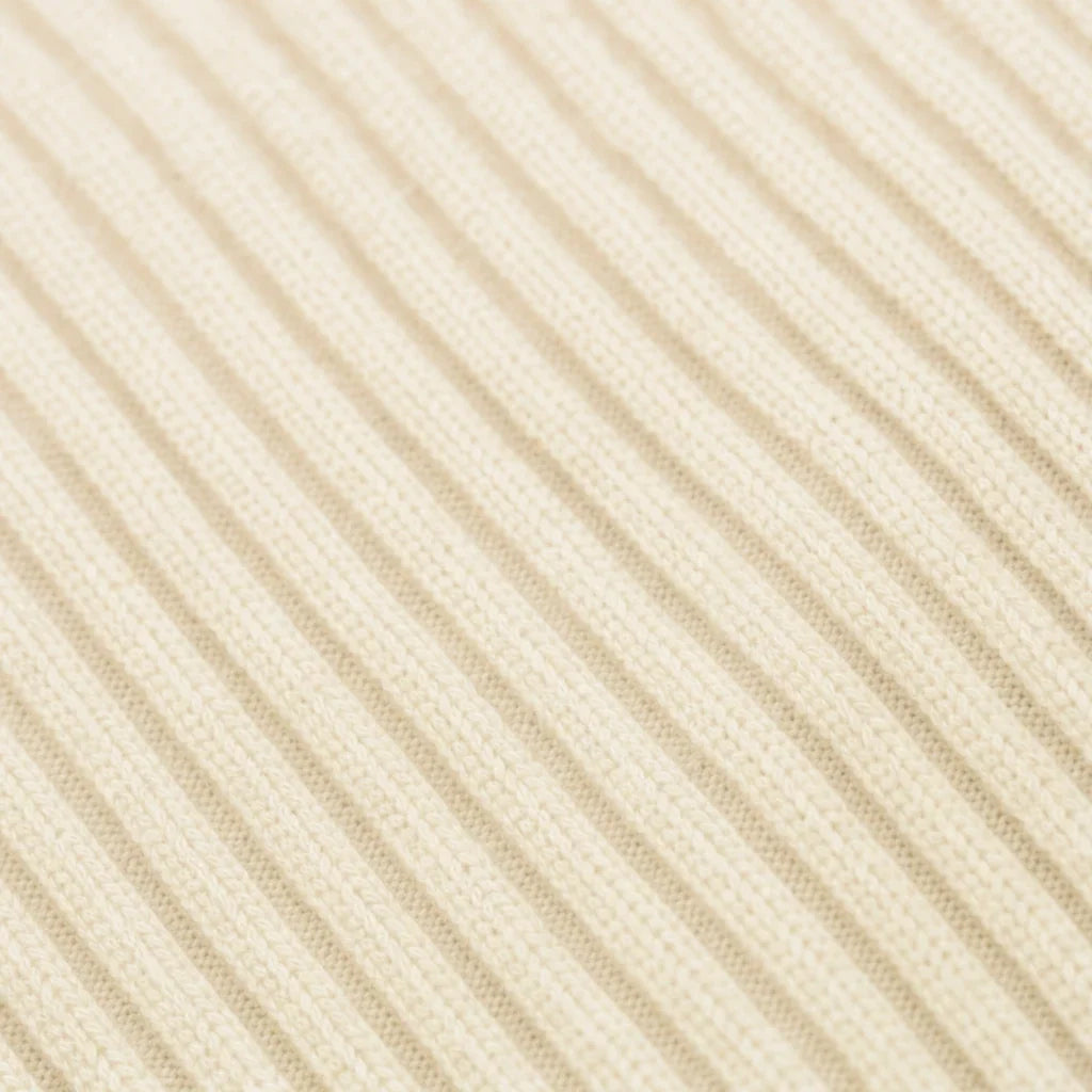 Velaine – Diagonal Ribbed Crossover Knit Sweater