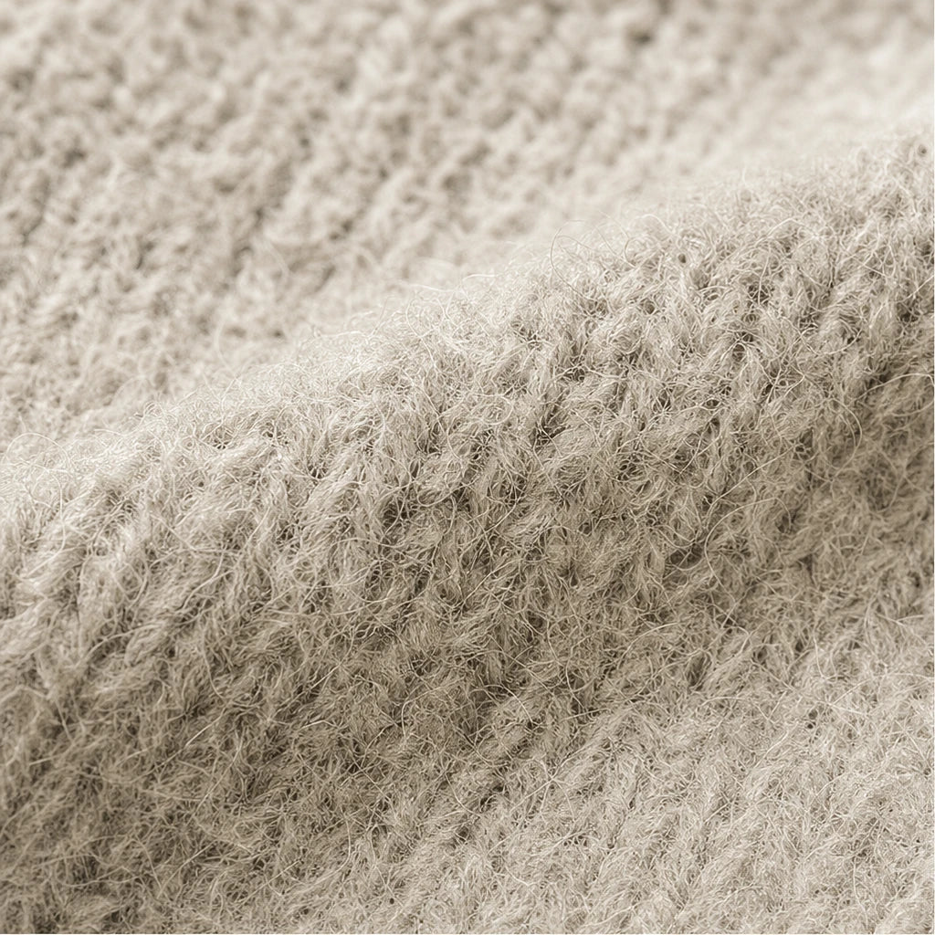 Lunavia – Loose-Fit Mock-Neck Knit Sweater