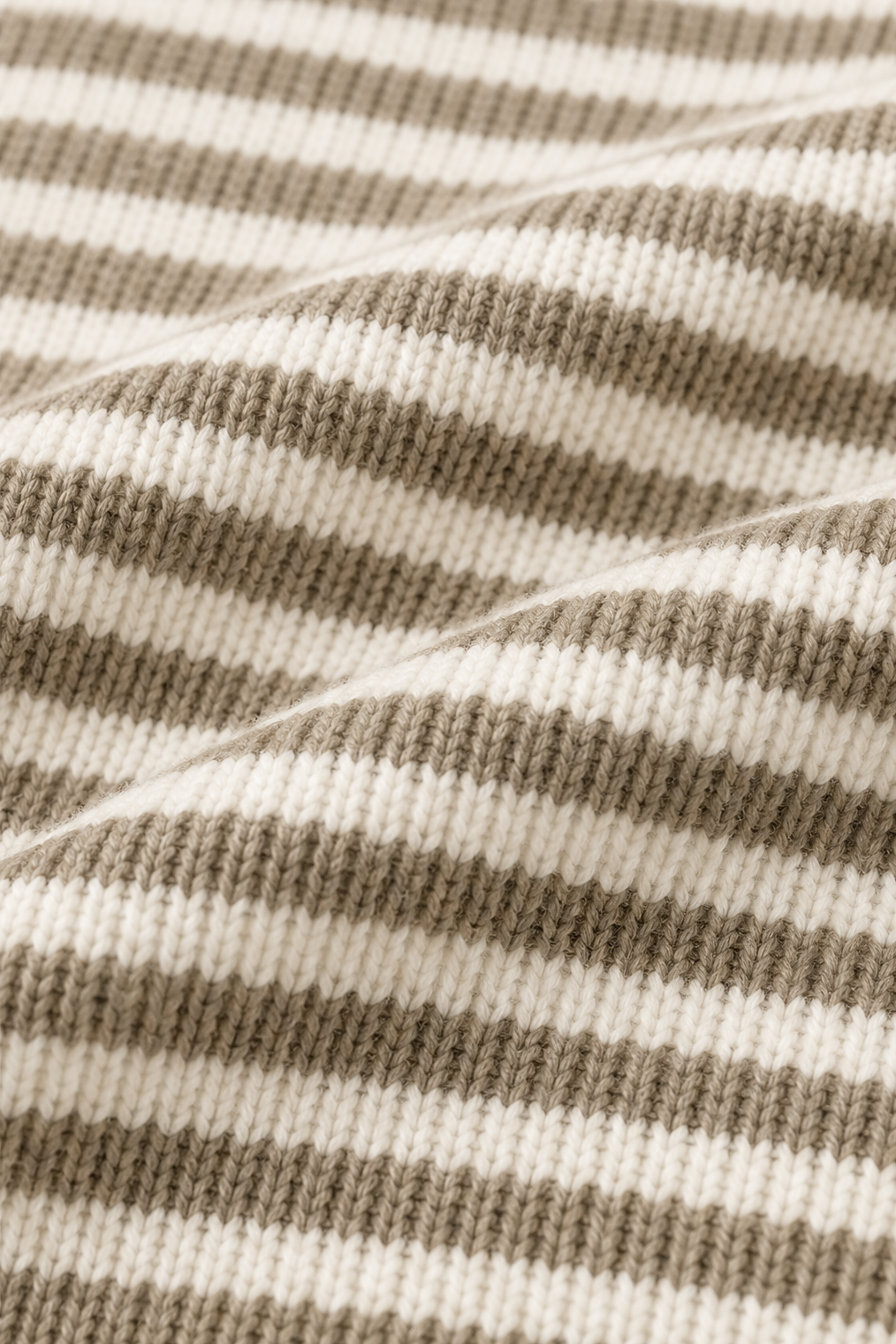 Wearbella – Striped Open-Front Knit Cardigan
