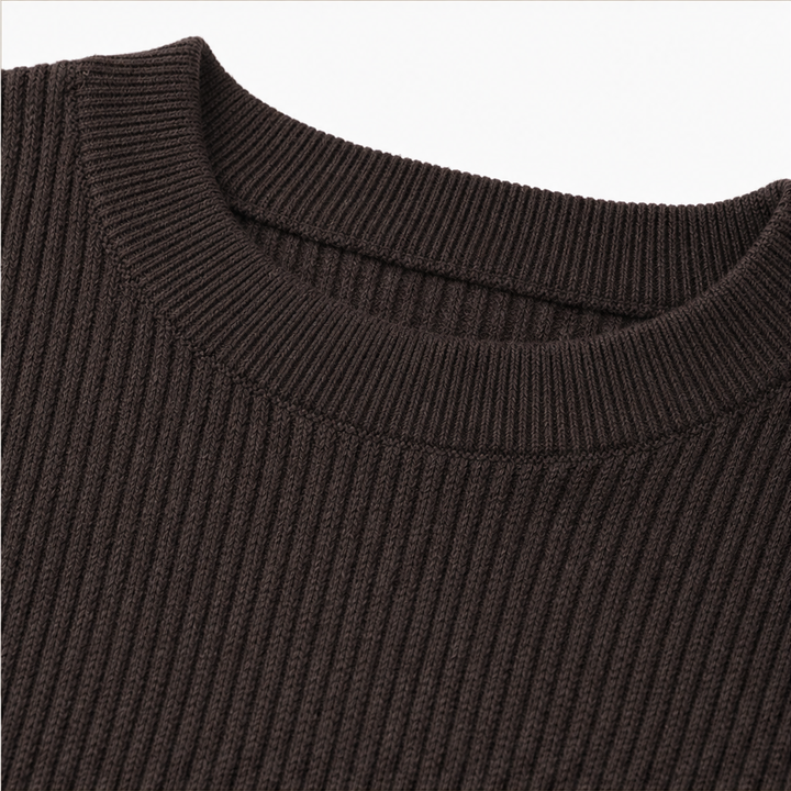 Wearbella – Sweater-Bodice Pleated Maxi Dress