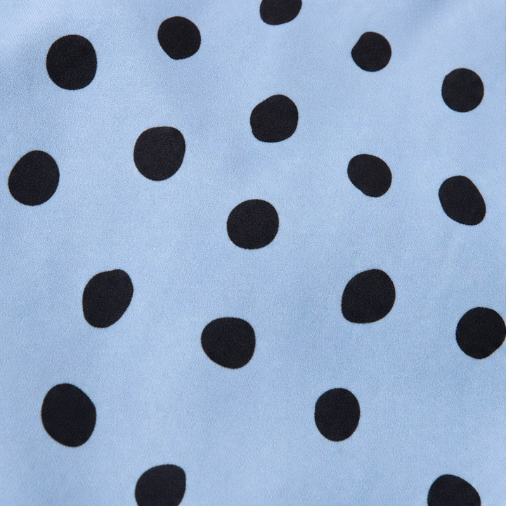 PolkaBelle – Polka-Dot Lantern Sleeve Jacket