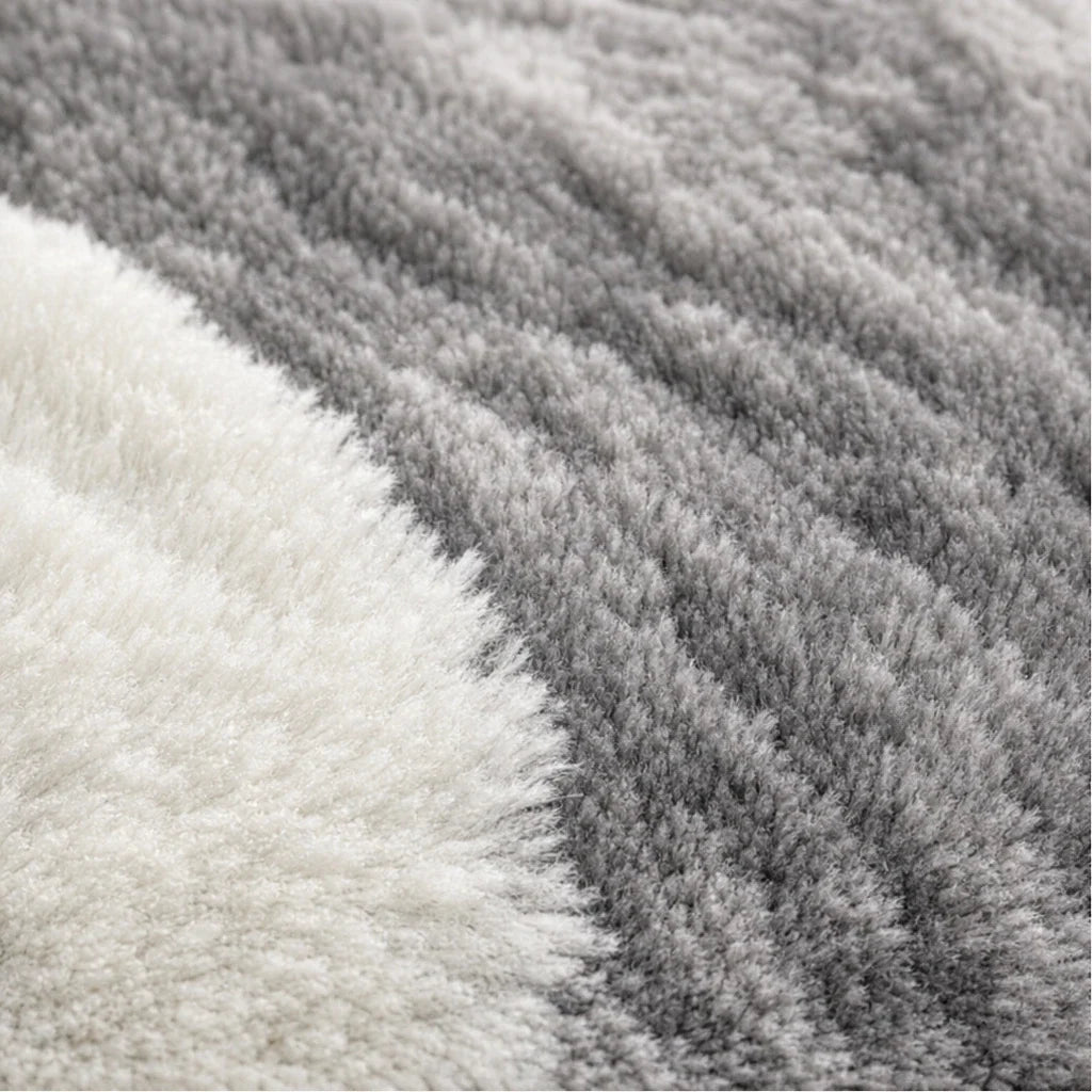 Dozy Paws – Cat-Shaped Printed Area Rug
