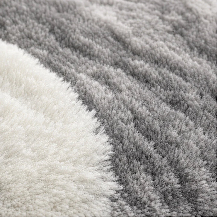 Dozy Paws – Cat-Shaped Printed Area Rug