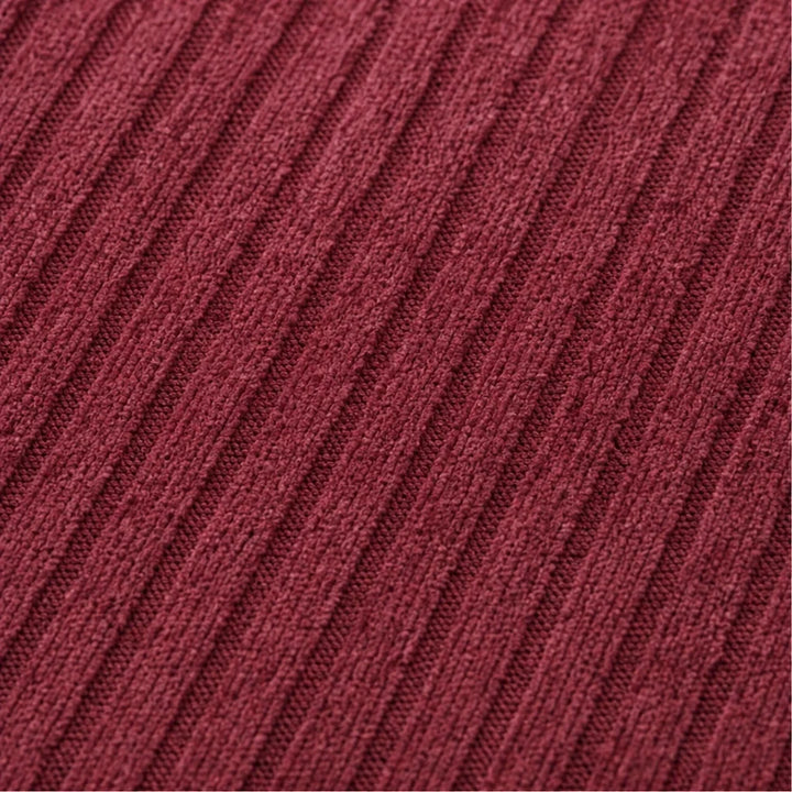 Softhaven – Ribbed Drop-Shoulder Sweater And Wide-Leg Pants Set