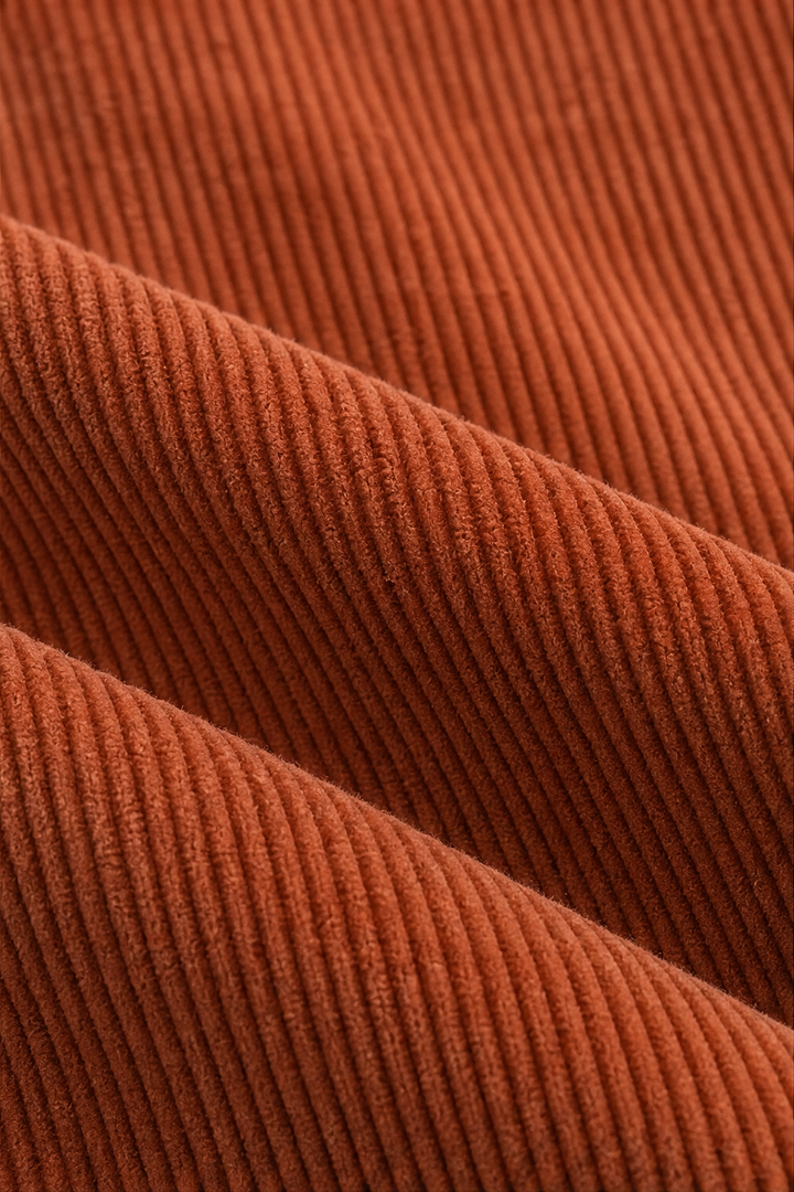 Wearbella – Fine Corduroy-Look Structured-Shoulder Jacket