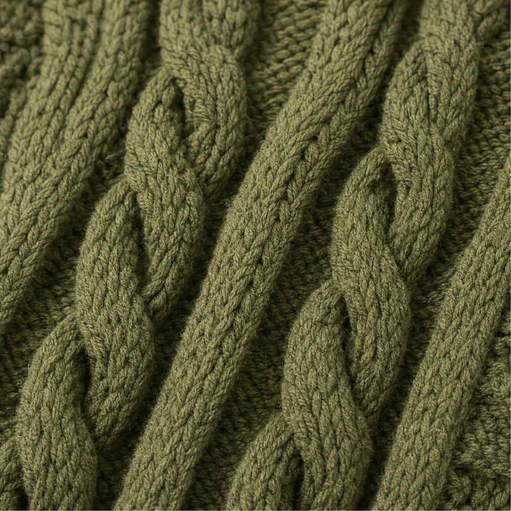 Cablehaven – Oversized Cable-Knit Long Cardigan